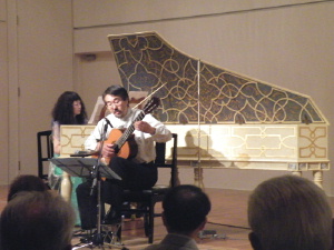 飯田明・岩淵恵美子  ギターとチェンバロのひびきの写真