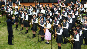 本日のステージイベントは大成女子高等学校吹奏楽部の皆様でした♪