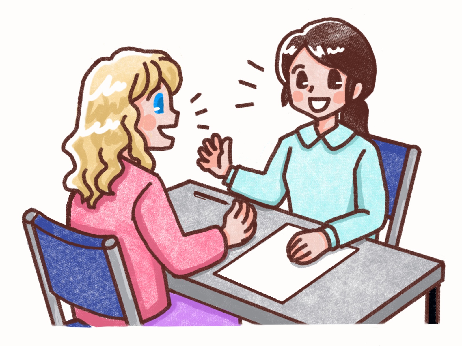 外国人向け相談イラスト