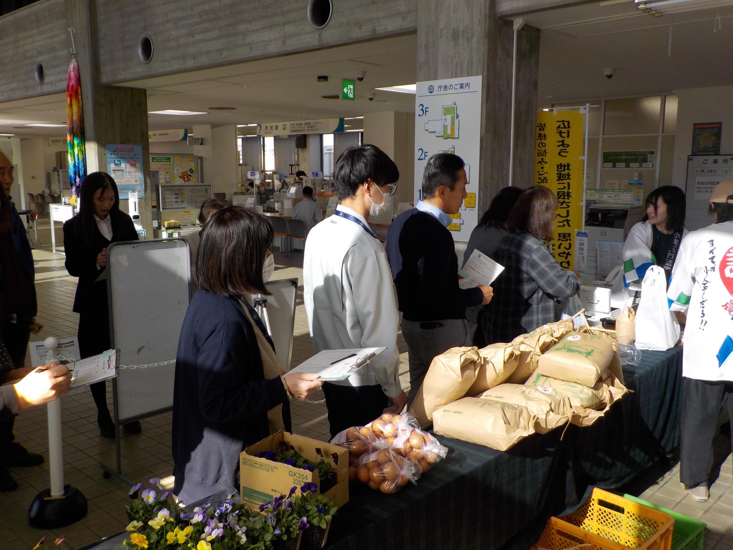 第2回オミタマルシェ開催の様子1