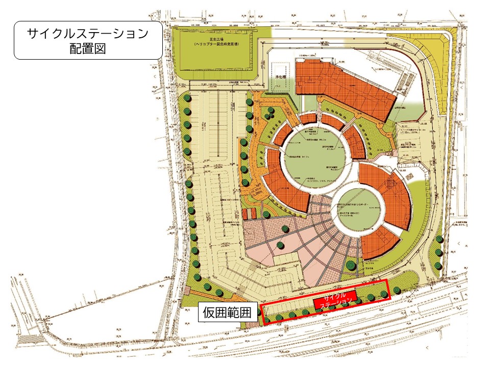 サイクルステーション配置図 サイクルステーション配置図
