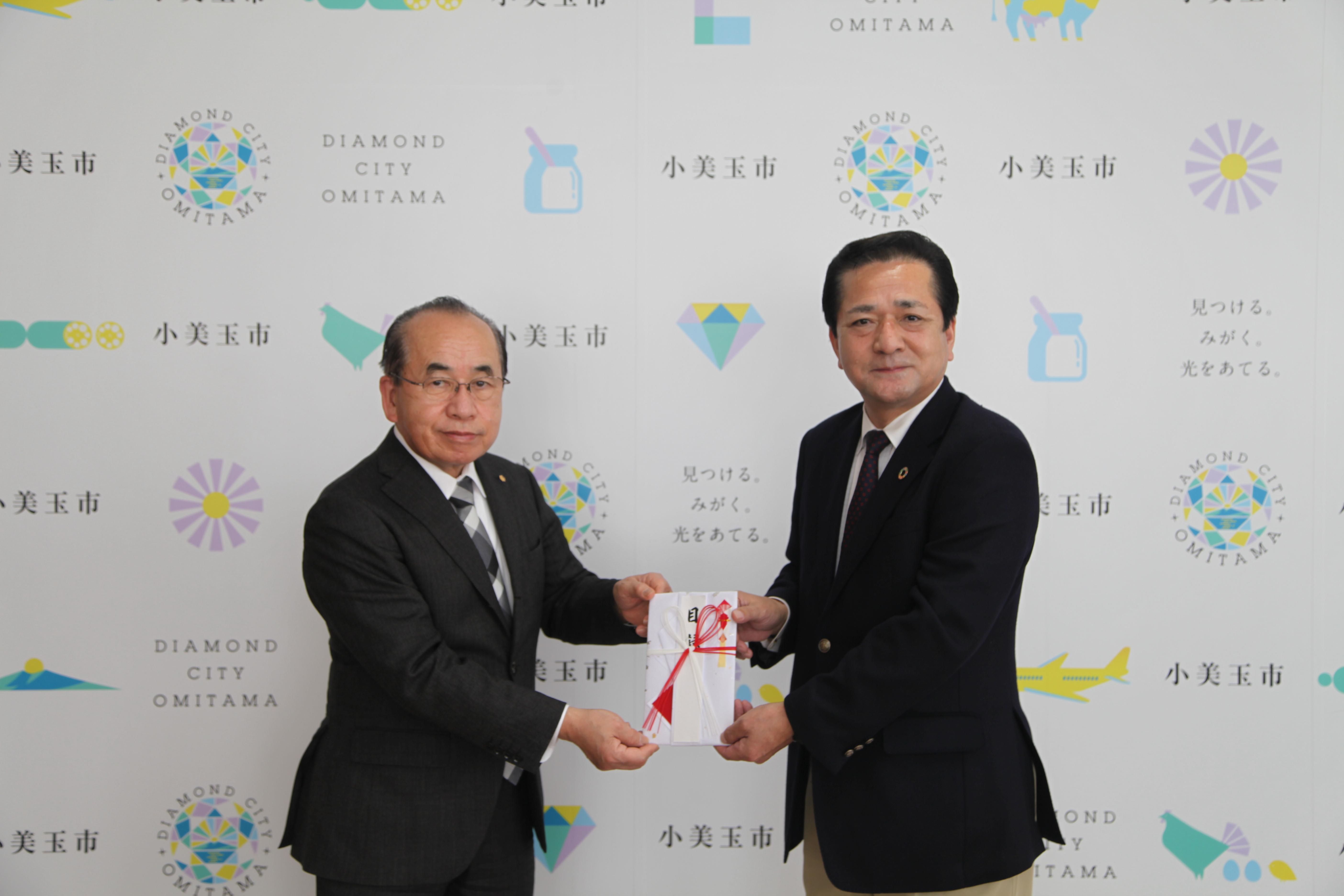 住宅用火災警報器の寄贈