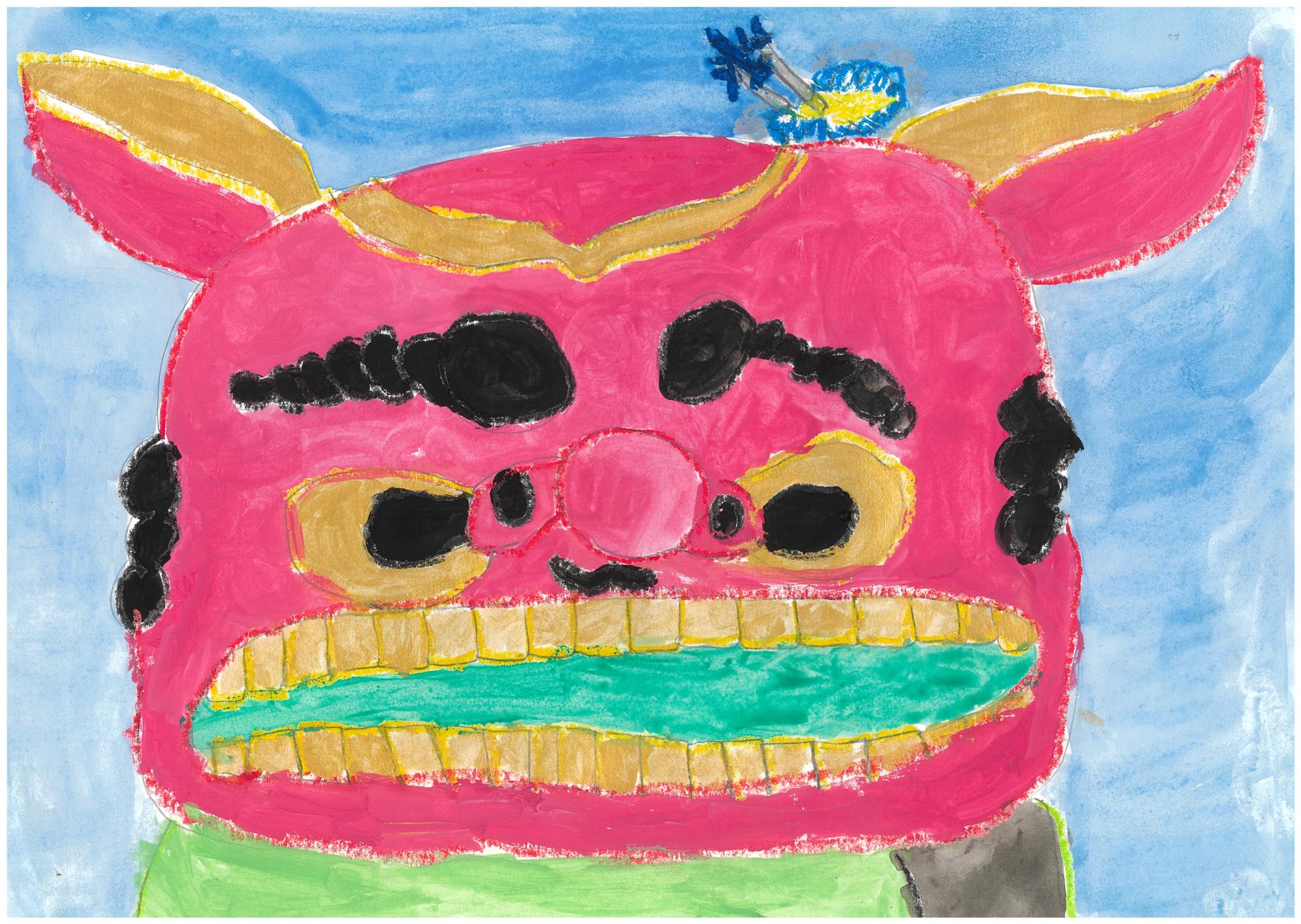 石岡市立園部小1年 酒井理綺